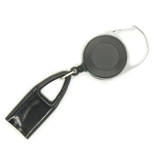 

hooks & rails lighter holder sleeve clip protective cover with retractable keychain