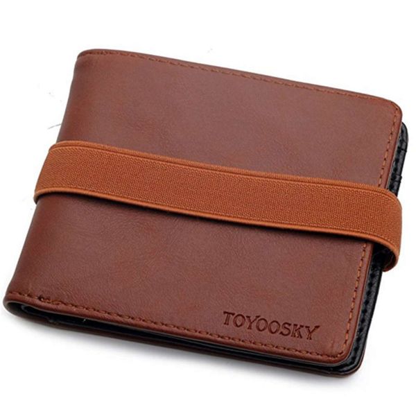 

the wallet men's rfid leather cowhide wallet, Black