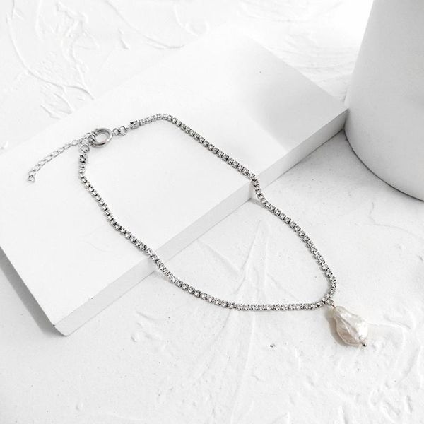 

chains contracted baroque clavicle necklace restoring ancient ways women creative fashion temperament the, Silver
