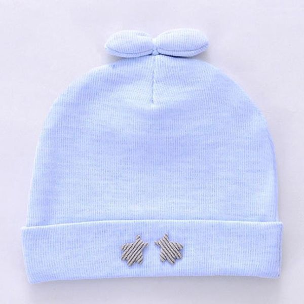 

caps & hats baby hat kids born 100% cotton solid color children beanies boys girls headwear toddler accessories1, Yellow