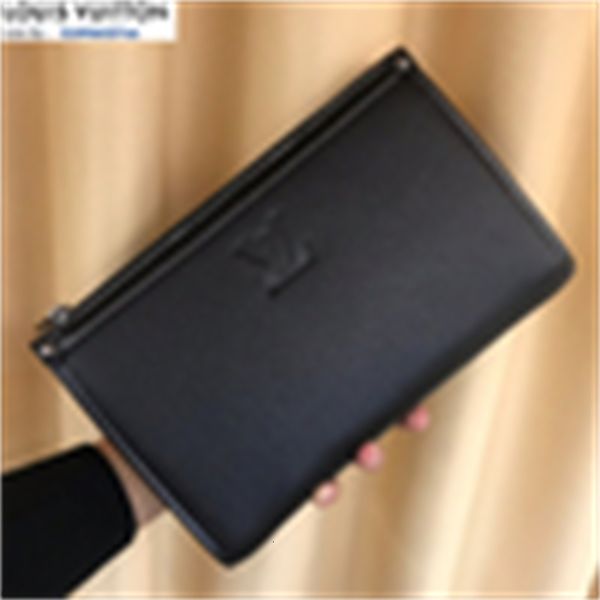 

leather key brand chain purse designer men real luxury long wallet m671-5 wallets compact black clutches evening men's card bag holders, Red;black