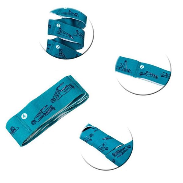 

resistance bands 1pc elastic band yoga polyester latex latin dance ring pilates gym fitness