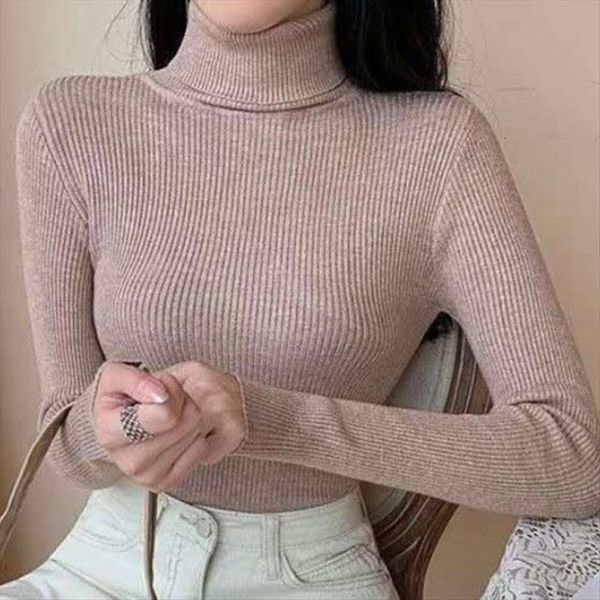 

women elegant skinny knitted bottoming sweaters female warm knitwear casual pullovers ladies solid jumper basic, White;black