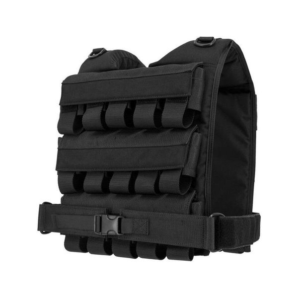 

hunting jackets 30kg adjustable exercise loading weight vest for boxing running training workout fitness, Camo;black