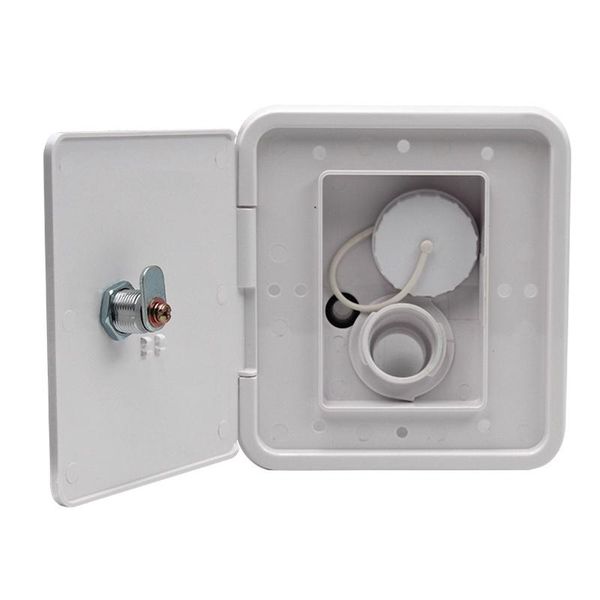 

parts city water inlet integrated fill dish hatch lock for rv trailer camper car back of tower connector
