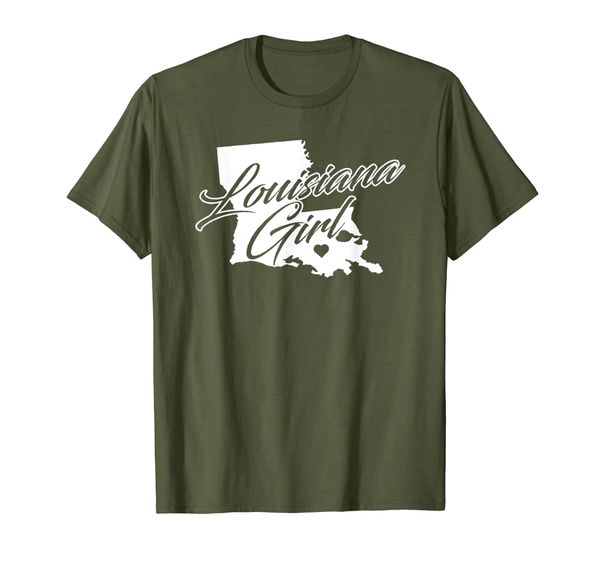 

louisiana t shirt for women vintage state outline, White;black