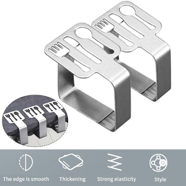 

table cloth 8pcs holders accessories patio home portable restaurant stainless steel tablecloth clip picnic kitchen tool for outdoor tables