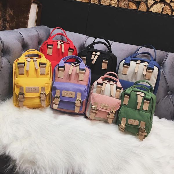 

casual gift for mother and daughter backpack small chain girl's designer children school bag nylon kid rucksack bagpack mochila bags