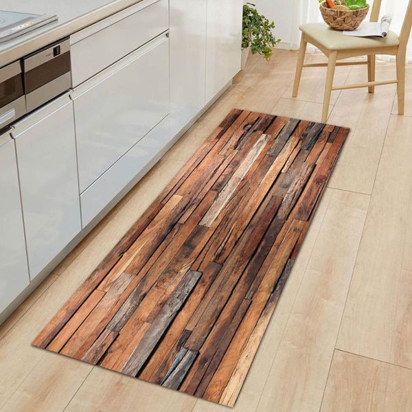 

kitchen mat bedroom living room carpet entrance doormat home hallway balcony floor wood pattern bathroom anti-slip long rug carpets