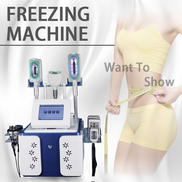 

2022 3 handles cryo weight reduce machine frozen fat e body shape and lift ing slimming