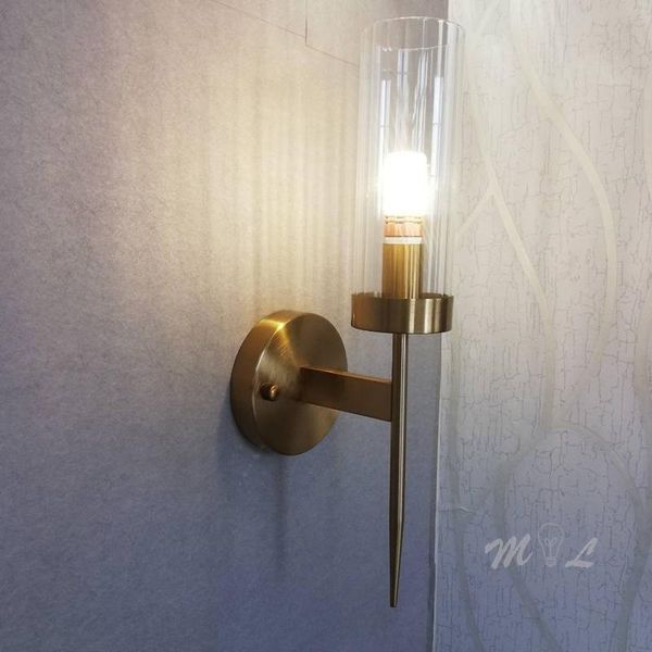 

modern nordic wall lamp + bedroom bathroom mirror lighting accessories