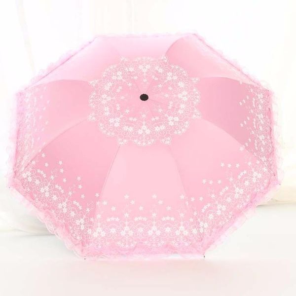 

umbrellas flower buds full umbrella dream rain fashion black plastic strong defense sun women