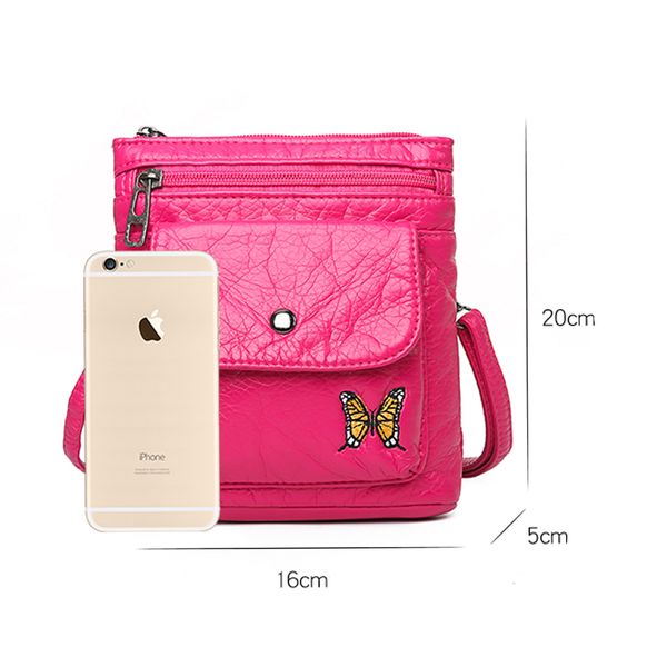 

crossbody bags for women butter fly casual girls shoulder bag luxury handbags women bags designer soft pu leather flaps lady mm
