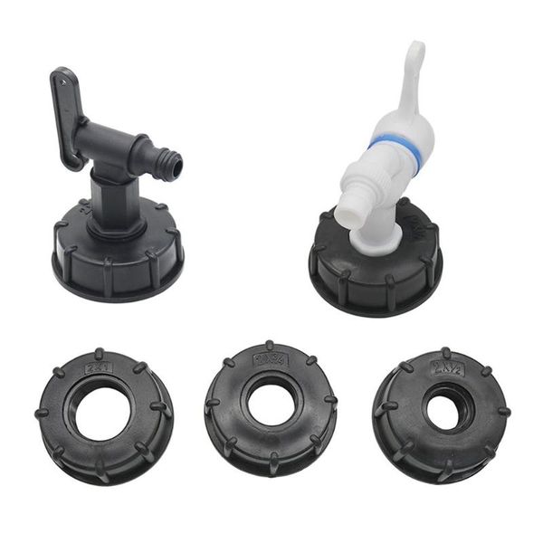 

watering equipments 1/2" 3/4" 1" female thread to 60mm ibc tank connector valve faucet adapter garden irrigation pipe connect
