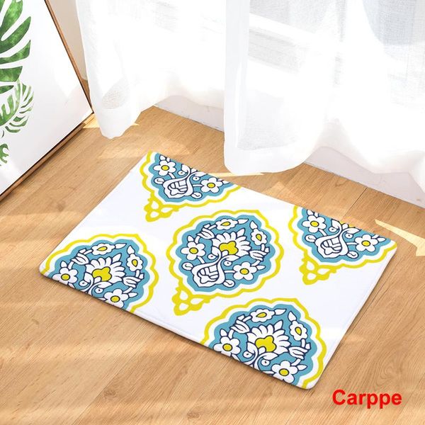 

carpets anti slip floor carpet mat color pattern print doormat for bathroom kitchen entrance rugs home decoration40x60 50x80cm