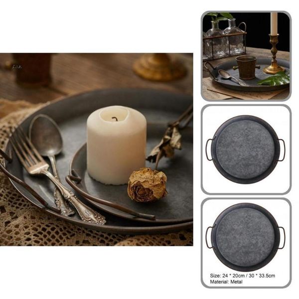 

kitchen storage & organization metal serving tray dessert fruit cake bread food box accessories restaurant 2021