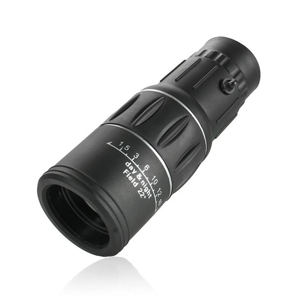 16x52 Zoom Zoom Telescope Портативное путешествие HD Optics Bak4 Монокуляр