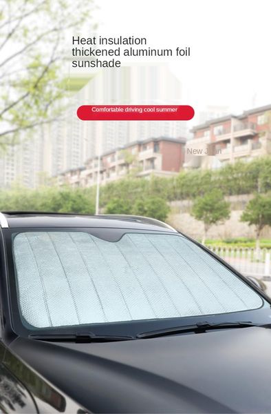 

ghost storm automobile sunshade cover car windshield snow sun shade waterproof protector front windscreen