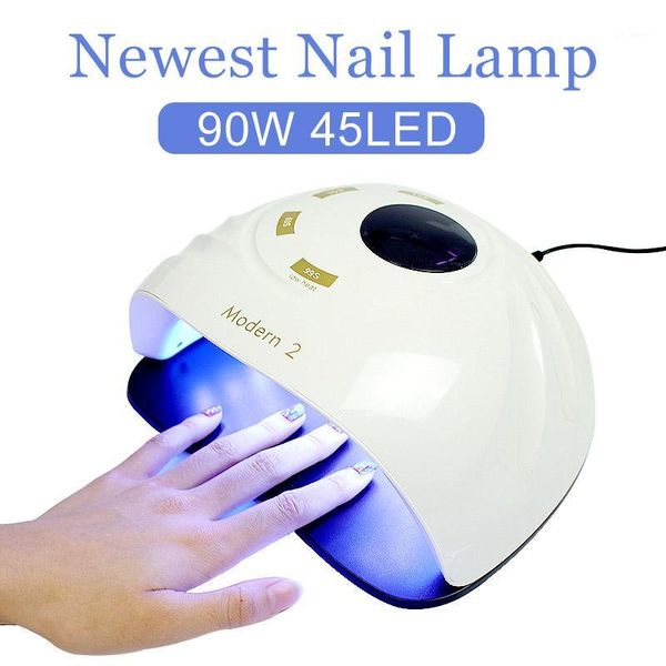 

uv led nail lamp for all gel polish 45 pcs nails art design manicure tools equipment1