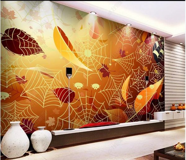 

wallpapers custom po 3d mural wallpaper modern foliage autumn landscape tv background wall decoration painting papers