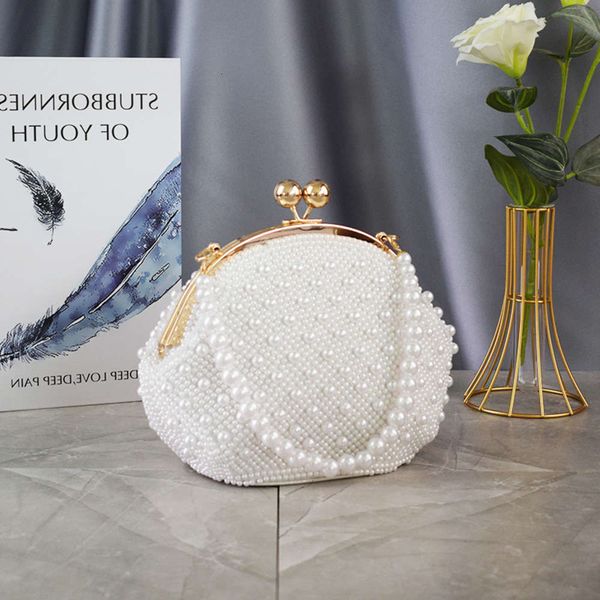 

popular party pearl handbag handmade wedding evening clutch bag