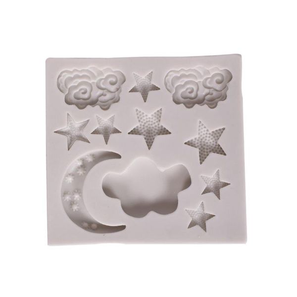 

cake tools home cloud star moon silicone mold fondant decorating chocolate