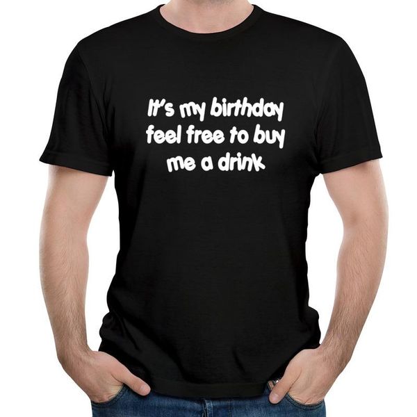 

men's t-shirts birthday drink retro party tees leisure customized tshirts funky short sleeve for adult, White;black