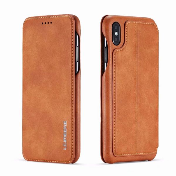 Flip Custodie per cellulari per iphone se 12 Mini 11 Pro Max x xs max xr 6 6s 7 8 plus Capa Funda Luxury Leather Phone coque Cover shell bag