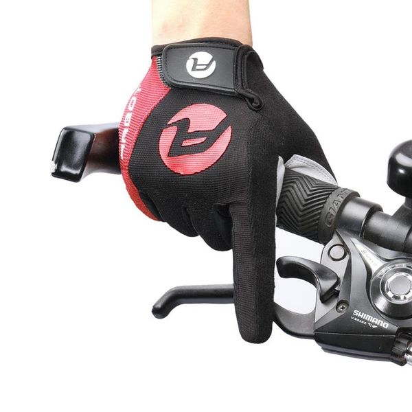 

cycling gloves 1 pair of anti-skid sun-proof high temperature resistance mountain bike warm keeping outdoor running touch screen, Black