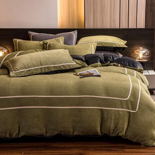 

bedding sets michiko 2021 yarn dyed jacquard velvet paste four piece set