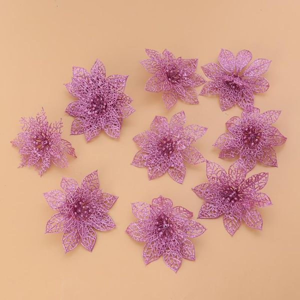 

decorative flowers & wreaths 10pcs simulated christmas artificial for tree )
