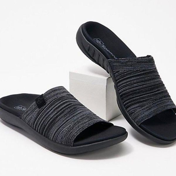 

sandals couples stylish slip-proof thick-soled bathroom indoor outdoor slippers men soft bottom flip flops home shoes woman, Black