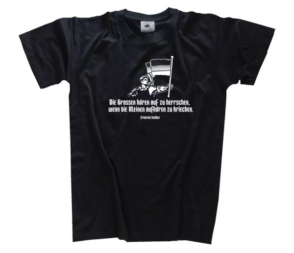 

die large hear on down reign, wenn die small quit t-shirt s-3xl, White;black