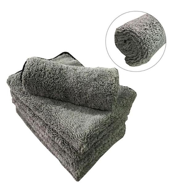 

car sponge microfiber cleaning cloths ultra-thick cars drying towel cloth for home polishing washing detailing