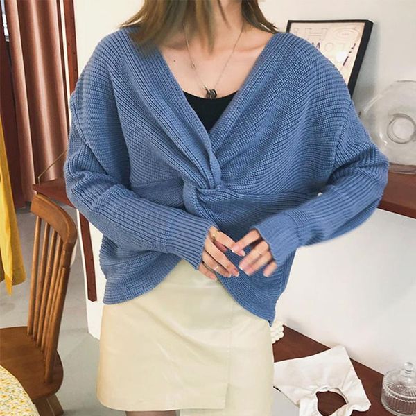 

women's sweaters knitted sweater fashion off shoulder pullovers ladies winter loose college style women jumper sueter mujer, White;black