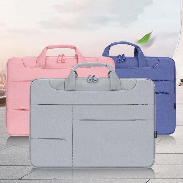 

storage bags ultra-thin lapbag notebook handbag shoulder tablet oxford cloth waterproof wrinkle-proof portable packet double zipper