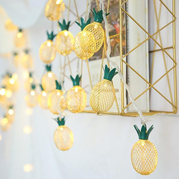 

pineapple night lights for bedroom light string fairy decorative lamp wedding christmas party outdoor lighting street garland led strings