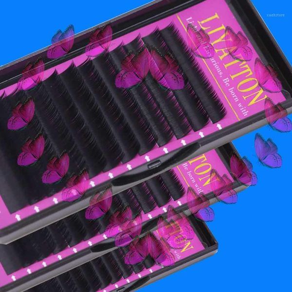 

tray 12 lines semi-permanent individual eyelash extension professional salon system black1
