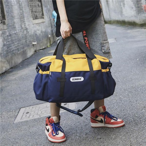 

travel bag women hand large capacity short-distance male simple clothes duffel bags