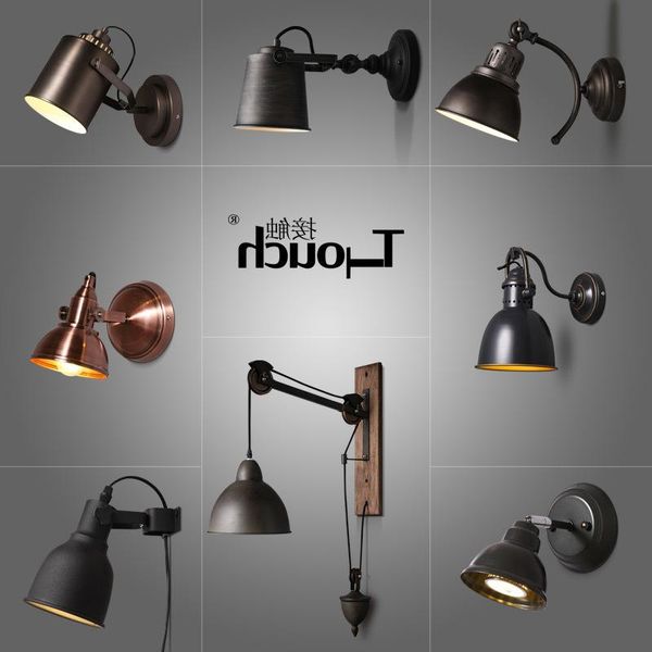 

loft led wall light bathroom iron dining room living bedroom lamp