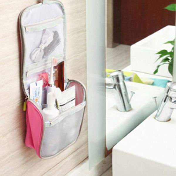 

hanging bathroom wash bag travel cosmetic women makeup bags toiletries organizer waterproof storage neceser & cases