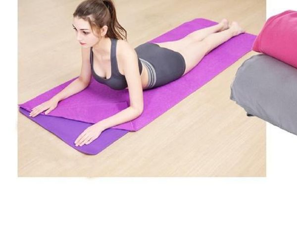 Açık Spor Hızlı Kuru Banyo Seti Havlu Mikrofiber Dışı Kaymaz Havlu Banyo Salonu Kamp Yoga Mat Beach Battaniye Için