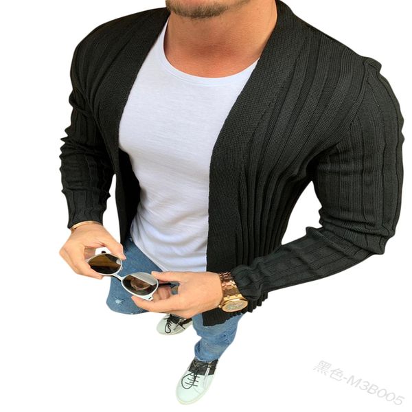 

men's short cardigan sweater, winter clothing, new in 2021, White;black