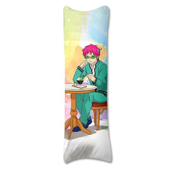 

pillow anime otaku dakimakura saiki kusuo no sai-nan pillowcase home bedding hugging body case diy custom cushion cover