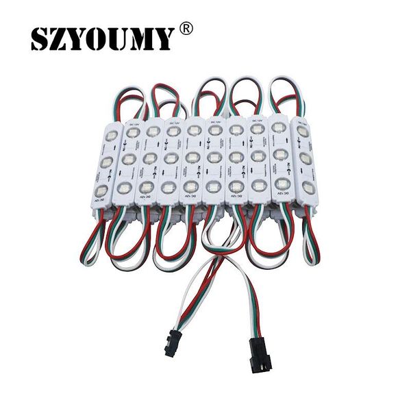 

product smd full color 3 leds injection led module 28811ic 12vdc string 2years warranty modules