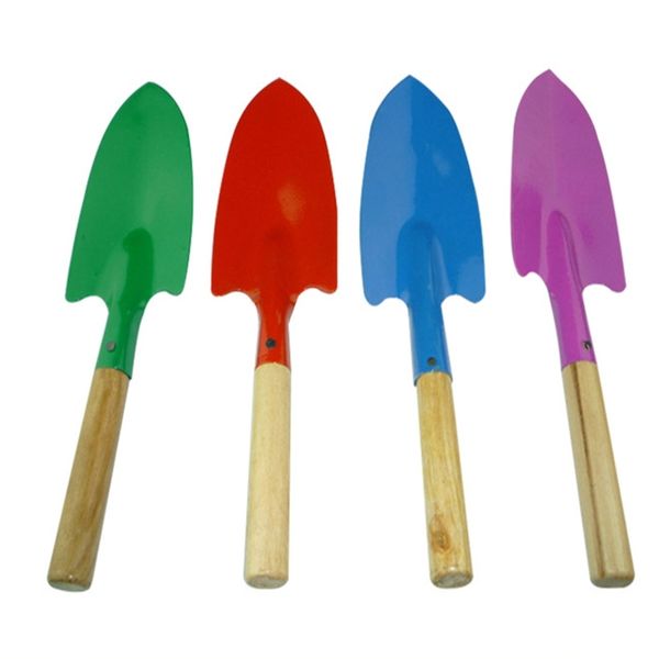 Mini Pá de Jardinagem Pá Colorido Metal Pás Pequenas Jardim Spade Hardware Ferramentas Ferramentas Kids Spades