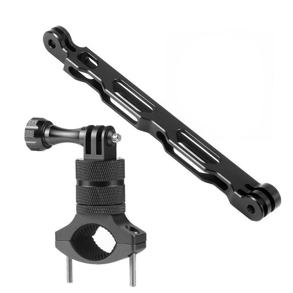

aluminium alloy selfie extension arm lengthened rod helmet mount for max 8 7 6 5 insta360 one r x bike saddles