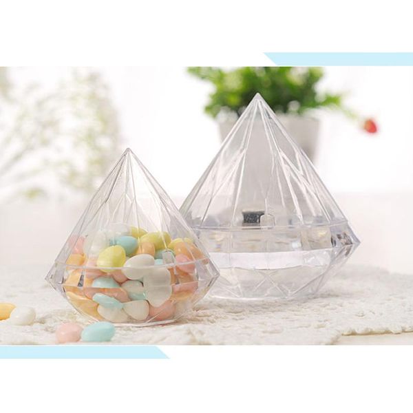 

gift wrap 12pcs candy box food grade transparent plastic diamond shape container halloween children boxes bags event