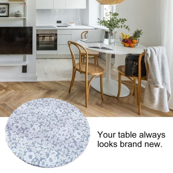 

table cloth round tablecloth dining cloths pvc waterproof flower pattern cover for home el diameter