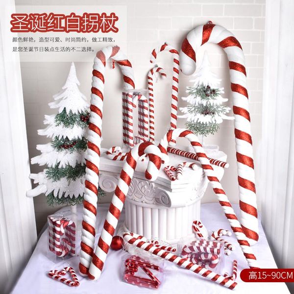 

christmas decorations red and white canes store layout props dress up supplies gifts po studio shooting scene pendant